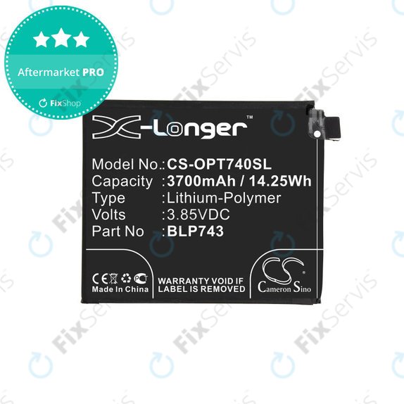 OnePlus 7T - Batéria BLP743 3700mAh HQ