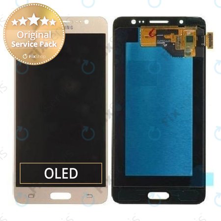 Samsung Galaxy J5 J510FN (2016) - LCD Displej + Dotykové Sklo (Gold) - GH97-18792A, GH97-19466A, GH97-18962A, GH97-19467A Genuine Service Pack