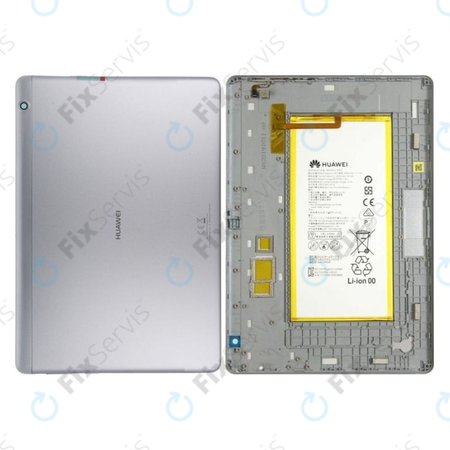 Huawei MediaPad T3 10.0 AGS-L09 - Batériový Kryt + Batéria (Space Grey) - 02351LEV, 02351KDH