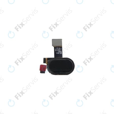 Motorola Moto E4 Plus XT1771 - Tlačidlo Domov + Senzor Odtlačku + Flex Kábel (Black)