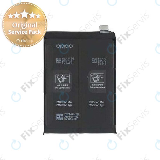 Oppo Find X3 Lite - Batéria BLP811 4300mAh - 4906019 Genuine Service Pack