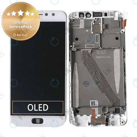 Asus Zenfone 4 Selfie Pro ZD552KL - LCD Displej + Dotykové Sklo + Rám (White) - 90AZ01M4-R20010 Genuine Service Pack