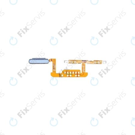 Samsung Galaxy Tab S7 T870, T875, T876B - Senzor Odtlačku Prsta + Flex Kábel (Phantom Navy) - GH96-13643D Genuine Service Pack