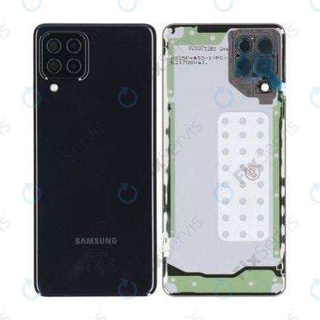 Samsung Galaxy A22 A225F - Batériový Kryt (Black) - GH82-25959A, GH82-26518A Genuine Service Pack