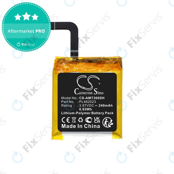 Batéria pre Amazfit GTS3, 240mAh, Li-Pol, 3.87V, PL462023, HQ