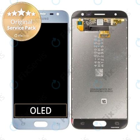 Samsung Galaxy J3 J330F (2017) - LCD Displej + Dotykové Sklo (Silver) - GH96-10992A Genuine Service Pack