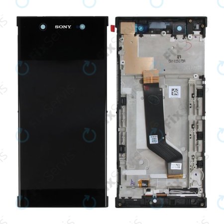 Sony Xperia XA1 Ultra G3221 - LCD Displej + Dotykové Sklo + Rám (Black) - 78PB3400010, 78PB3400090 Genuine Service Pack