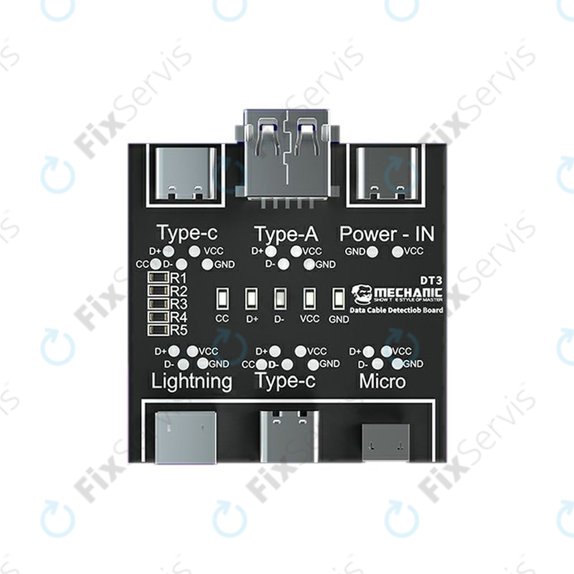 Mechanic DT3 - Tester Kablov (Lightning, USB-C, microUSB)