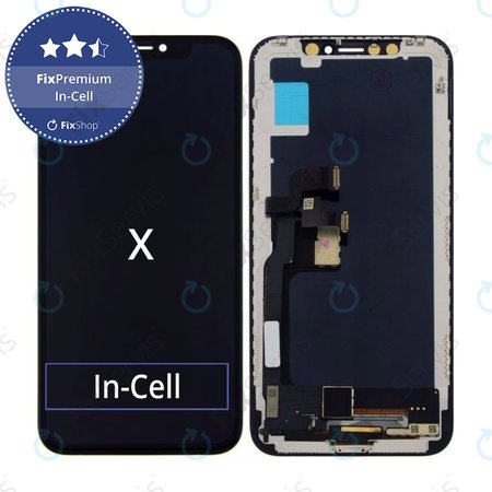 Apple iPhone X - LCD Displej + Dotykové Sklo + Rám In-Cell FixPremium
