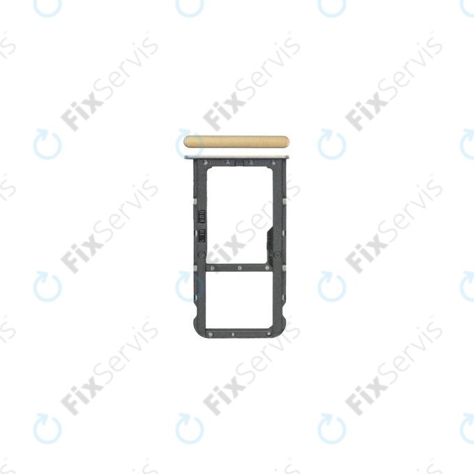 Huawei Honor 7X - SIM/SD Slot (Gray) - 51661GQN Genuine Service Pack