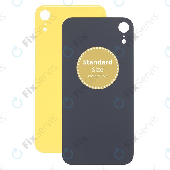 Apple iPhone XR - Sklo Zadného Housingu (Yellow)