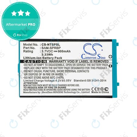 Batéria pre Nintendo Advance SP, AGS, 900mAh, Li-Ion, 3.7V, SAM-SPRBP, HQ