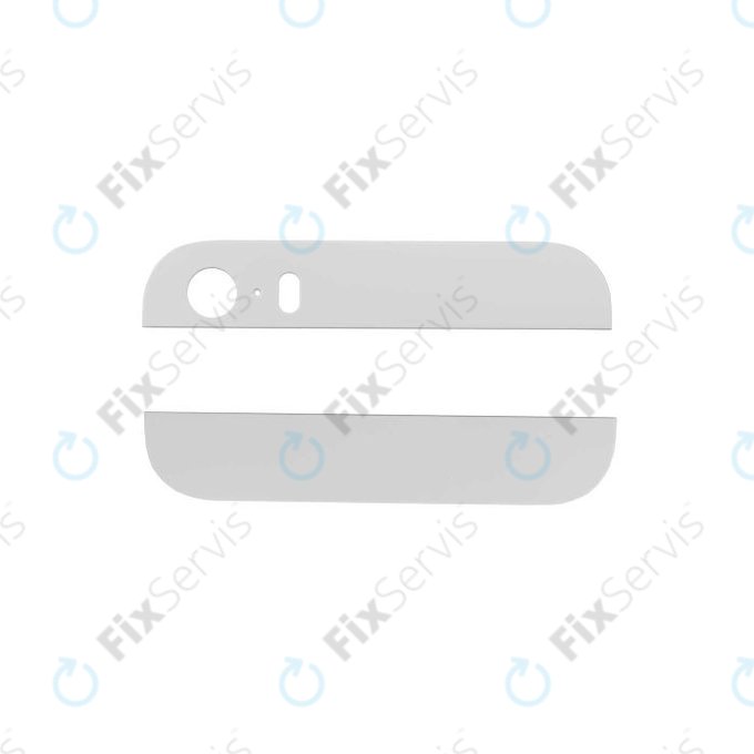 Apple iPhone 5S - Zadné Lišty (Silver)
