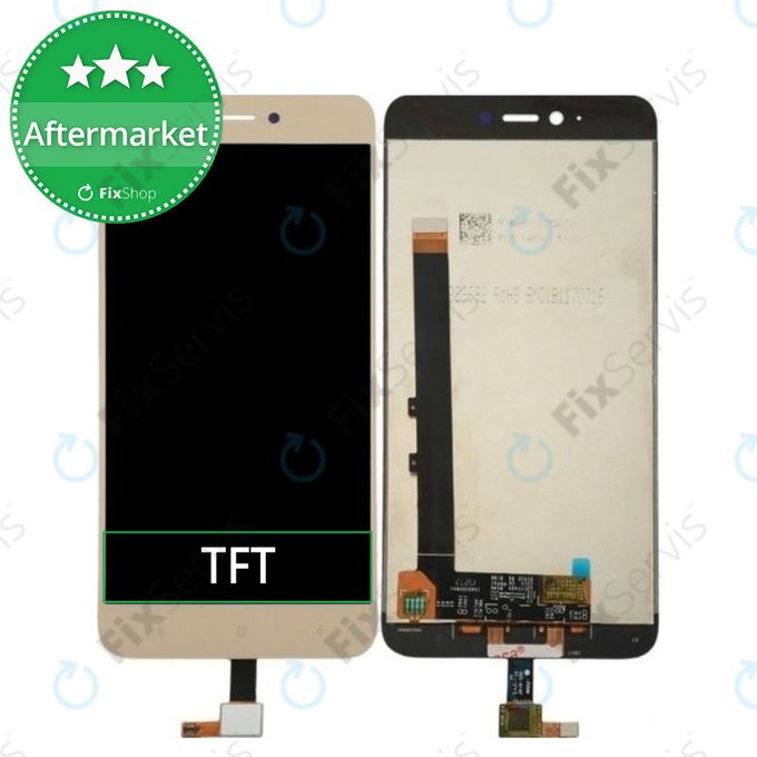 Xiaomi Redmi Note 5A 32GB, 64GB - LCD Displej + Dotykové Sklo (Gold) TFT