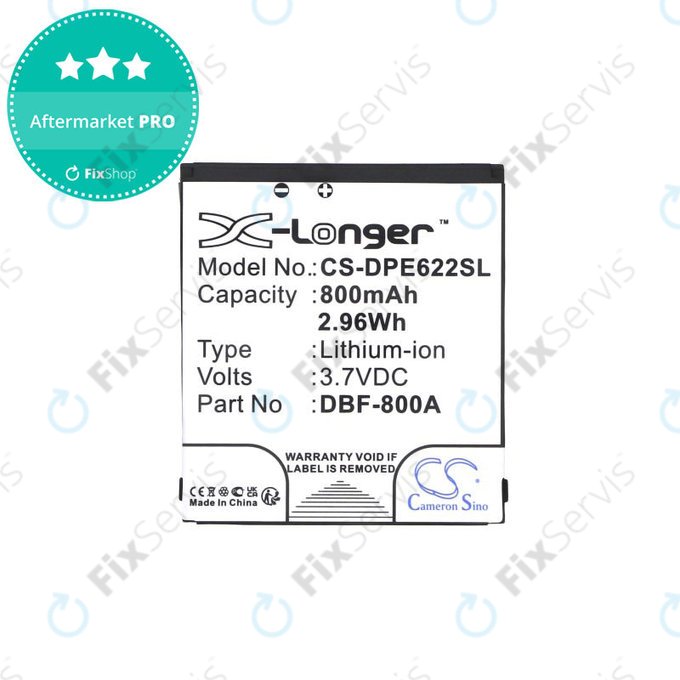 Batéria pre Doro PhoneEasy 2314, 2315, 1360, 520, 800mAh, Li-Ion, 3.7V, DBF-800A, HQ