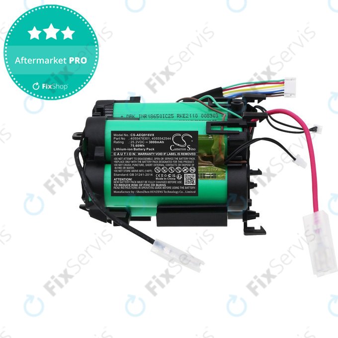 Batéria pre Electrolux PQ91-ALRGY, PQ91-ANIMA, AEG QX 9, 3000mAh, Li-Ion, 25.2V, 4055478301, HQ