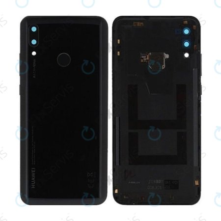 Huawei P Smart (2019) - Batériový Kryt + Senzor Odtlačku (Midnight Black) - 02352HTS Genuine Service Pack