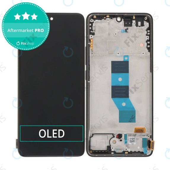 Xiaomi Redmi Note 14 5G 24094RAD4G - LCD Displej + Dotykové Sklo + Rám (Black) OLED