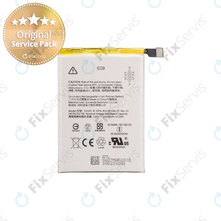 Google Pixel 3 XL - Batéria G013C-B 3430mAh - G823-00114-01 Genuine Service Pack