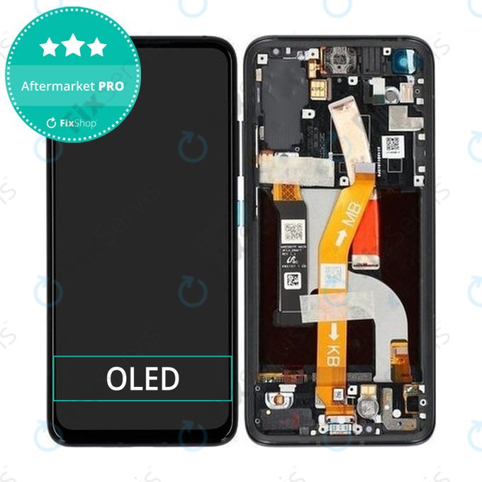 Asus Zenfone 8 ZS590KS - LCD Displej + Dotykové Sklo + Rám (Obsidian Black) OLED