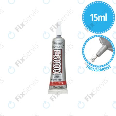 Adhesive Lepidlo E6000 - 15ml (Transparentná)