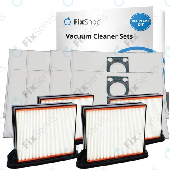 Sada náhradných dielov pre BOSCH GAS 25 (4x Filter, 8x Prachové vrecko)