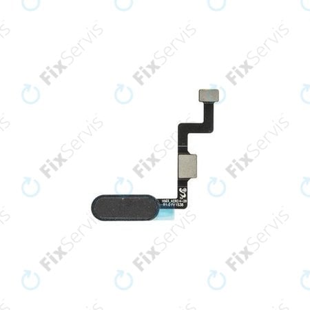 HTC One A9 - Tlačidlo Domov + Flex Cable (Čierna) - 54H20569-00M
