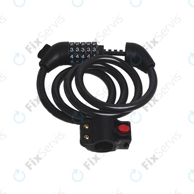 Xiaomi Mi Electric Scooter 1S, 2 M365, Essential, Pro, Pro 2 - Kombinačný Káblový Zámok