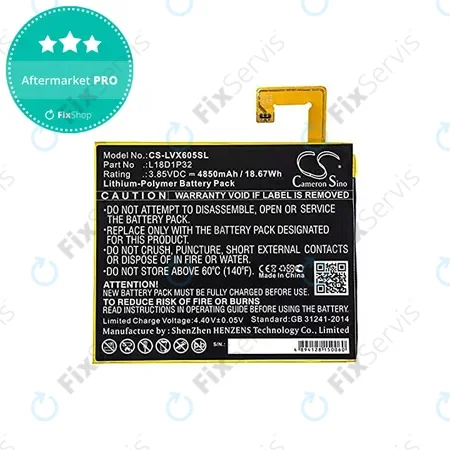 Lenovo Tab M10 - Batéria L18D1P32 4850mAh HQ