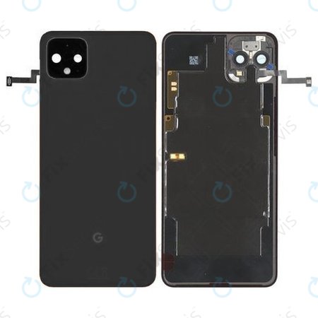 Google Pixel 4 XL - Batériový Kryt (Just Black) - 20GC2BW0008 Genuine Service Pack