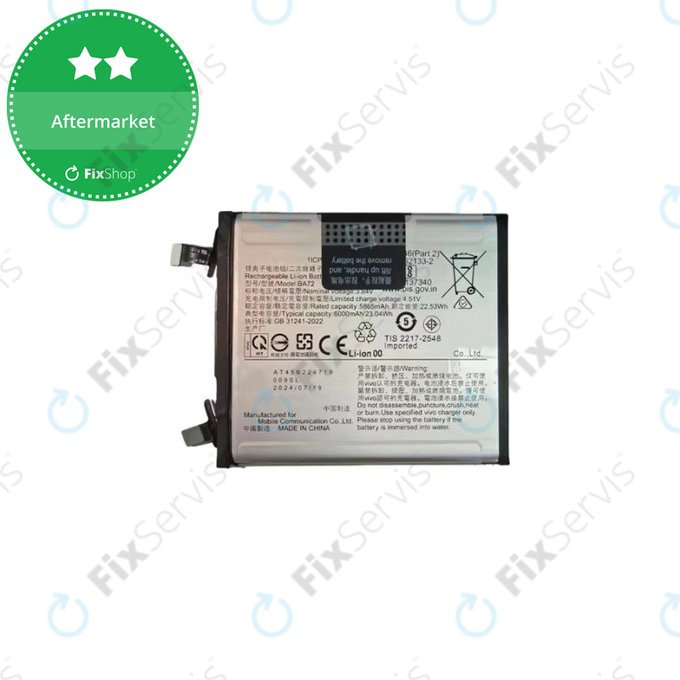 Vivo X200 Pro V2413 - Batéria 6000mAh