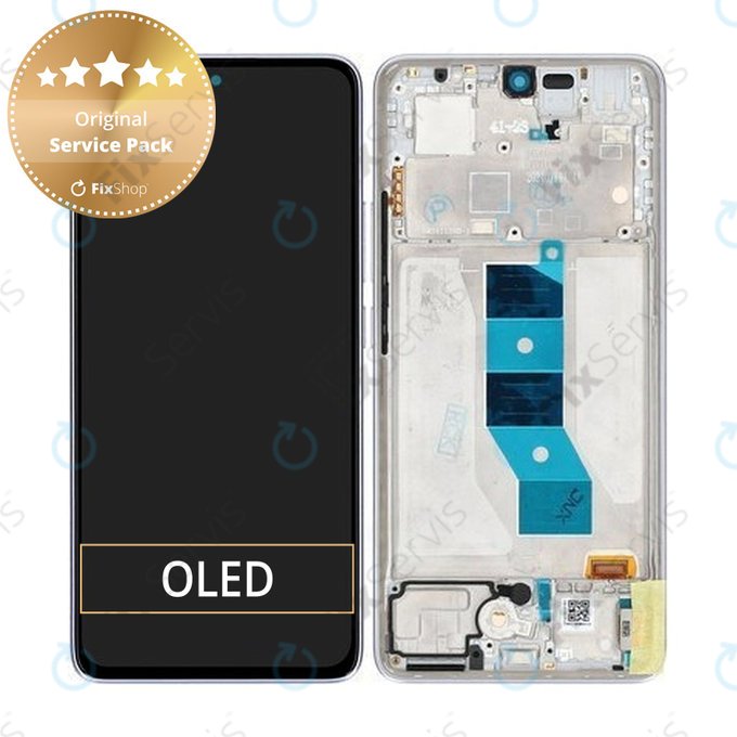 Xiaomi Redmi Note 14 5G 24094RAD4G - LCD Displej + Dotykové Sklo + Rám (Lavender Purple) - 56001900O1700 Genuine Service Pack