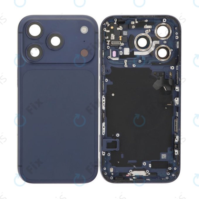 Zadný Housing pre iPhone 17 Pro, Dark Blue