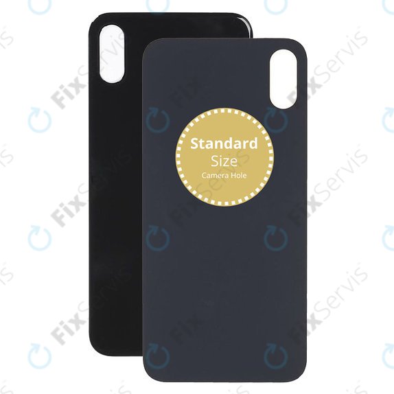 Apple iPhone X - Sklo Zadného Housingu (Space Gray)
