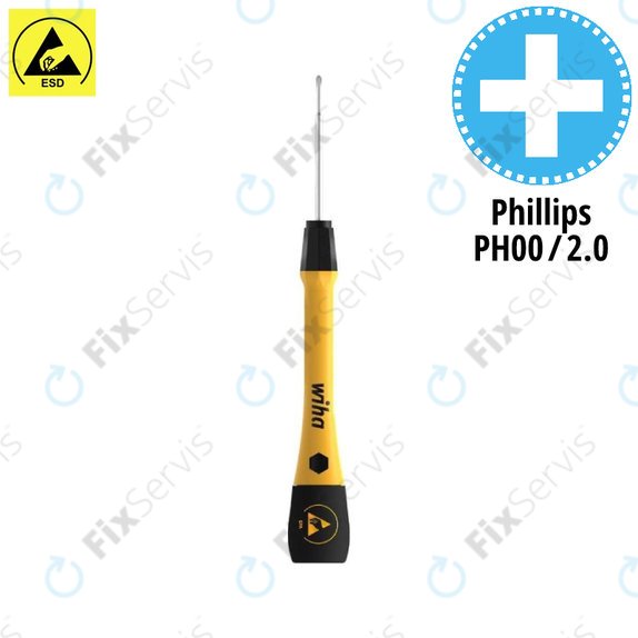 Wiha PicoFinish® ESD 271P - Presný Skrutkovač - Phillips PH00 (2.0mm)