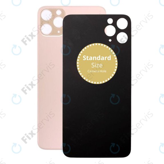 Apple iPhone 11 Pro - Sklo Zadného Housingu (Gold)