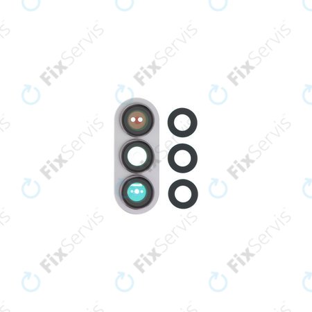 Samsung Galaxy Z Fold 7 F966B - Sklíčko Zadnej Kamery + Rám (Silver Shadow)