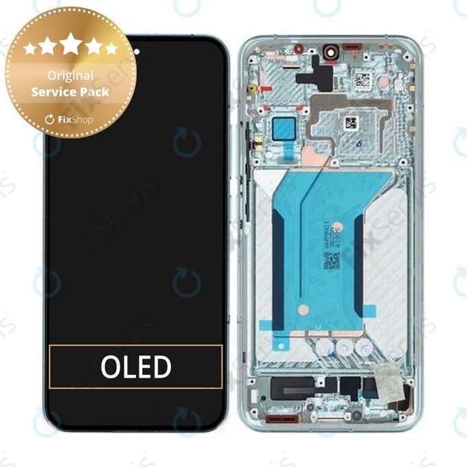 Xiaomi 14 23127PN0CC - LCD Displej + Dotykové Sklo + Rám (Jade Green) - 56000600N300 Genuine Service Pack