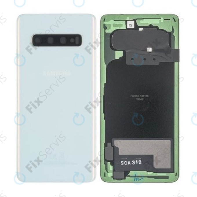 Samsung Galaxy S10 G973F - Batériový Kryt (Prism White) - GH82-18378F Genuine Service Pack