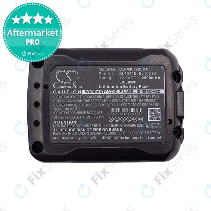 Makita CXT, C, D, F, H, J, P, R, S, T-series - Batéria BL10xx Li-Ion 2500mAh HQ