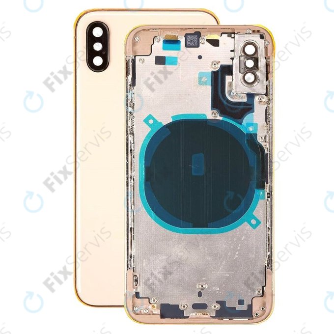 Apple iPhone XS - Zadný Housing (Gold)