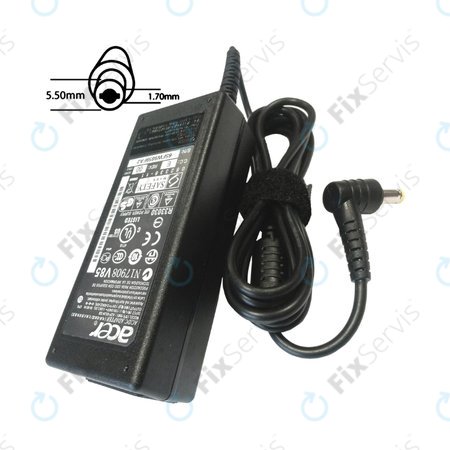 Nabíjací adaptér pre Acer, 77011067, 65W, 19V, Genuine Service Pack
