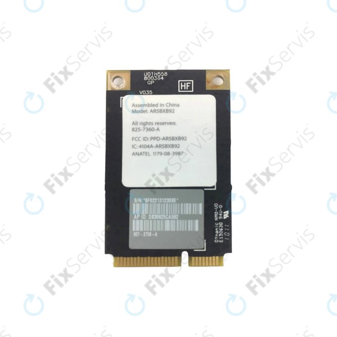 Apple iMac 21.5" A1311 (Late 2009 - Mid 2010), iMac 27" A1312 (Late 2009 - Mid 2010) - AirPort Karta Bezdrôtovej Siete AR5BXB92