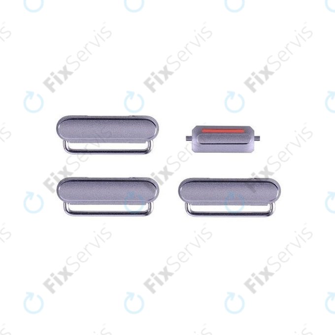 Apple iPhone 6S - Tlačidlá Zapínania + Hlasitosti + Tichého Režimu (Space Gray)