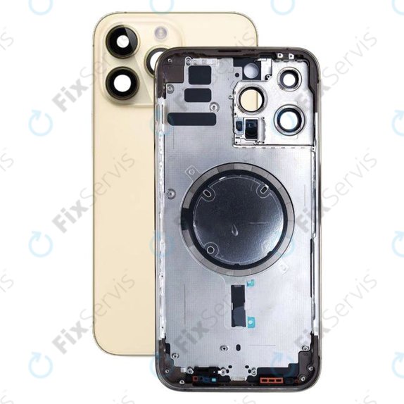Apple iPhone 14 Pro Max - Zadný Housing (Gold)
