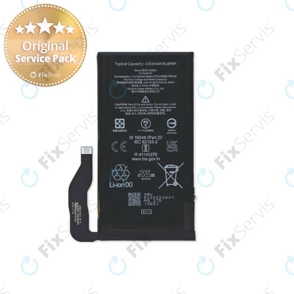 Google Pixel 7 GVU6C GQML3 - Batéria GZE8U 4355mAh - G949-00338-01 Genuine Service Pack
