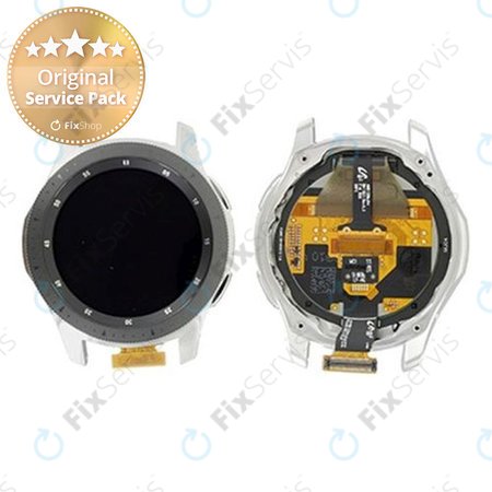 Samsung Galaxy Watch 46mm R800 - LCD Displej + Dotykové Sklo + Rám (Black) - GH97-22504A Genuine Service Pack