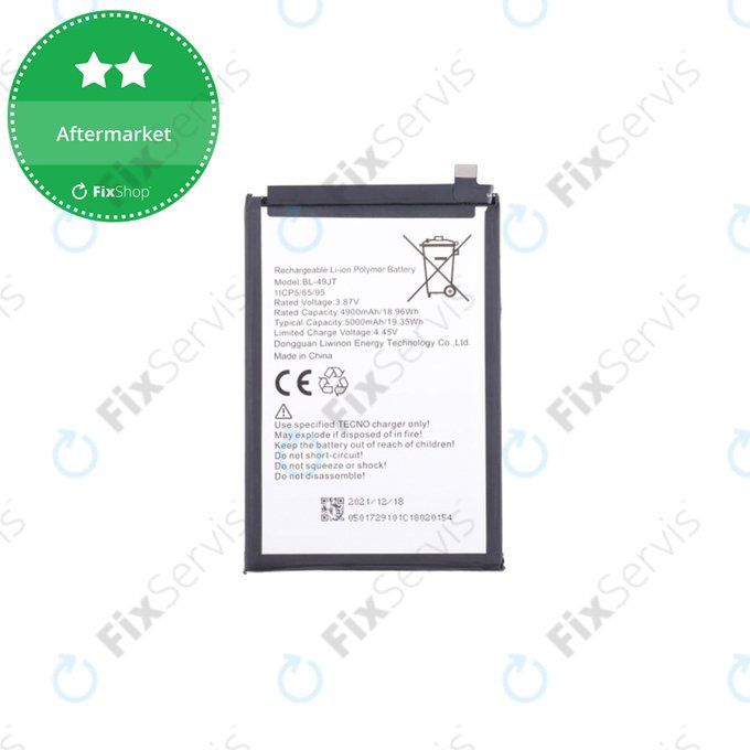Tecno Spark 20 - Batéria 5000mAh