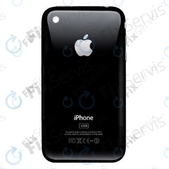 Apple iPhone 3GS - Zadný Housing (Black)