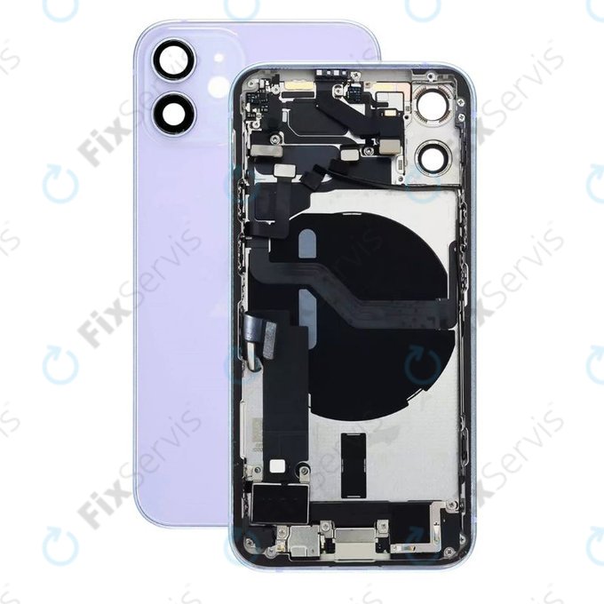 Apple iPhone 12 Mini - Zadný Housing s Malými Dielmi (Purple)
